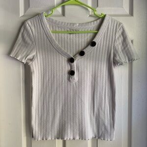 American Eagle Cream Tee